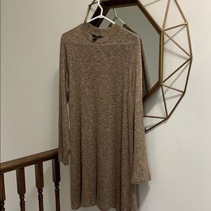 Mock neck dress